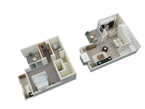 bedroom floor plan an in 2d